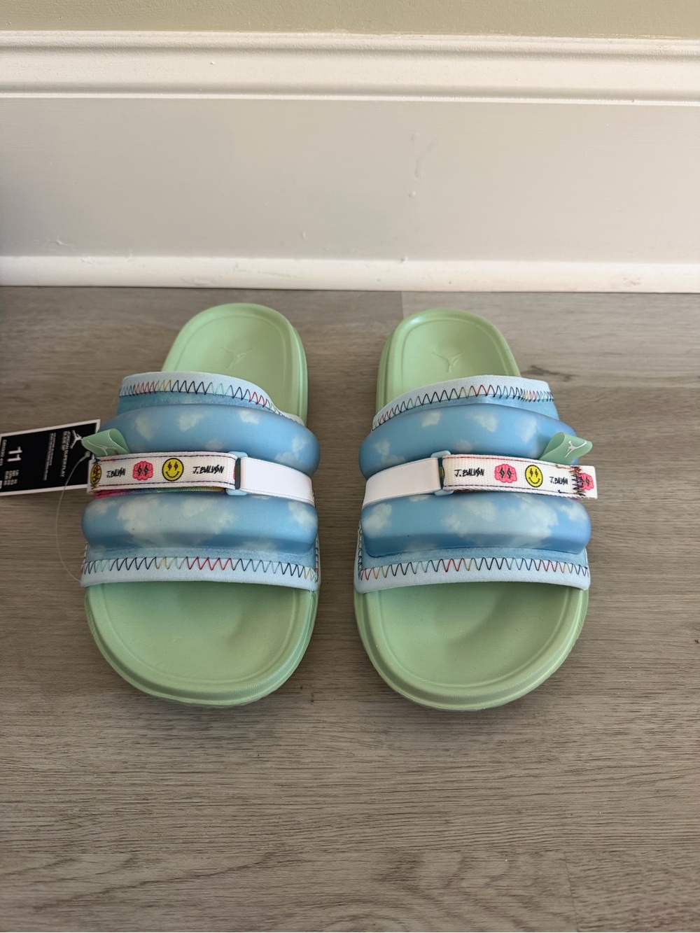 Jordan Super Play Slide SP J Balvin Sandals - Size 11 - New in Box